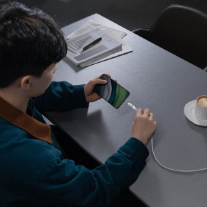 Cablu USB la Type-C, Super Fast Charging 100W, 1m - Baseus Gem (P10373002211-00) - Moon White - Img 5