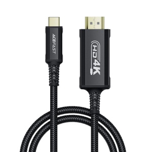 Cablu video Type-C la HDMI, 4k@60Hz, 1.8m - Acefast (C1-10) - Black