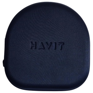 Casti cu Husa de Protectie, Bluetooth 5.3, Hybrid ANC, 700mAh, USB-C - Havit (H655BT Pro) - Beige - Img 6