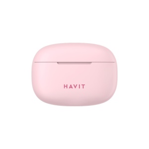 Casti fara Fir Bluetooth 5.3, True Wireless Stereo, Type-C, 300mAh - Havit (TW967 Pro) - Pink - Img 3