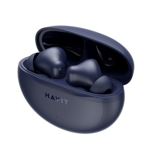 Casti fara Fir Bluetooth 5.4 TWS, ENC, Type-C, 400mAh - Havit (TW986) - Blue - Img 2