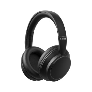 Casti On-ear, Bluetooth V5.4, 400mAh, Type-C - Havit (H619BT) - Black - Img 1