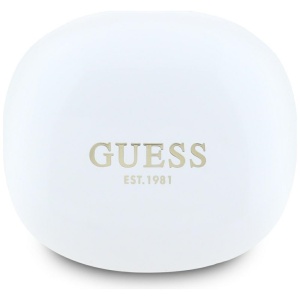 Casti True Wireless Stereo, Bluetooth 5.4 - Guess Flat Classic Logo Electroplated (GUTWST7FCEEH) - White - Img 2