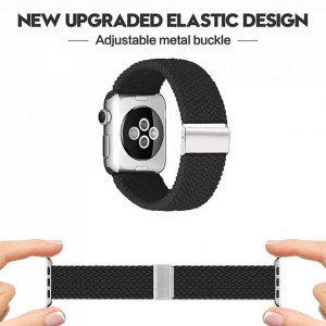 Curea pentru Apple Watch 1/2/3/4/5/6/7/8/9/10/SE/SE 2/Ultra/Ultra 2 (42/44/45/46/49mm) - Techsuit Watchband (W032) - Atlantic Blue - Img 7