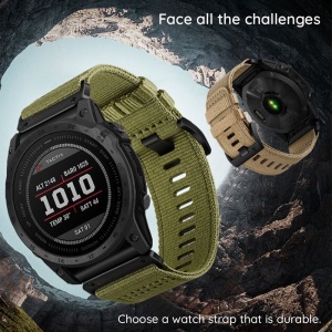 Curea pentru Garmin Fenix 5/5 Plus 6/6 Pro/7/Forerunner 935/945/Approach S60 - Techsuit Watchband QuickFit 22mm (W070) - Orange Blossom - Img 5