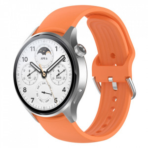 Curea pentru Huawei Watch GT 2 46mm / GT 3 46mm, Xiaomi Watch S1 Pro / Active - Techsuit Watchband (W003) - Orange - Img 3