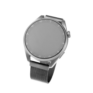 Curea pentru Huawei Watch GT 4 (41mm)/W1/Honor Watch S1/Garmin Venu 2S/Vivoactive 4S - Fixed Mesh Strap - Black - Img 2