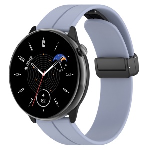 Curea pentru Huawei Watch GT 4 (41mm)/W1/Honor Watch S1/Garmin Venu 2S/Vivoactive 4S - Techsuit Watchband 18mm (W011) - Light Blue - Img 1