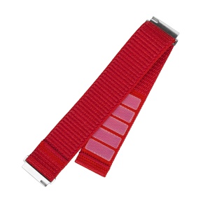 Curea pentru Samsung Galaxy Watch 4/5/Active 2, Huawei Watch GT 3 (42mm)/GT 3 Pro (43mm) - Fixed Nylon Sporty Strap - Red - Img 2