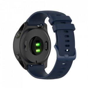 Curea pentru Samsung Galaxy Watch 4/5/Active 2, Huawei Watch GT 3 (42mm)/GT 3 Pro (43mm) - Techsuit Watchband 20mm (W006) - Blue - Img 4
