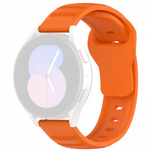 Curea pentru Samsung Galaxy Watch 4/5/Active 2, Huawei Watch GT 3 (42mm)/GT 3 Pro (43mm) - Techsuit Watchband (W050) - Orange - Img 1