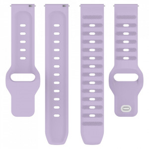 Curea pentru Samsung Galaxy Watch 4/5/Active 2, Huawei Watch GT 3 (42mm)/GT 3 Pro (43mm) - Techsuit Watchband (W050) - Purple - Img 2