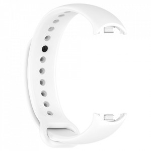 Curea pentru Xiaomi Mi Band 8 / 8 NFC / 9 / 9 NFC - Techsuit Watchband (W014) - White - Img 2