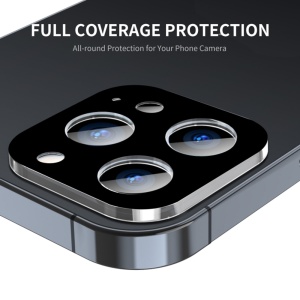 Folie Camera pentru iPhone 17 Pro Max - Techsuit Full Camera Glass - Black - Img 2
