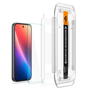 Folie pentru Google Pixel 9a (set 2) - Spigen Glas.tR EZ FIT - Clear - Img 3
