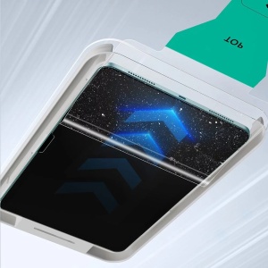 Folie pentru iPad Air 11 (2024) / Air 11 (2025) (set 2) - ESR Tempered Glass Screen Protector UltraFit Tray - Clear - Img 6