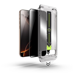 Folie pentru iPhone 13 / iPhone 13 Pro / iPhone 14 / iPhone 16e - Techsuit TitanGlass FullCover - Privacy - Img 2