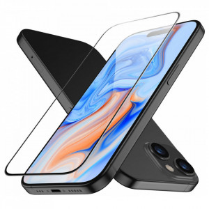 Folie pentru iPhone 15 - ESR Tempered Glass - Black - Img 3