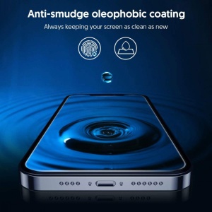 Folie pentru iPhone 15 Plus / iPhone 16 Plus (set 5) - Blueo 2.5D Silk Full Cover HD Glass - Black - Img 5