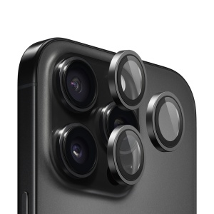 Folie pentru iPhone 15 Pro / iPhone 15 Pro Max / iPhone 16 Pro / iPhone 16 Pro Max - Blueo 99 Anti-Reflective Lens Glass - Black Titanium - Img 1