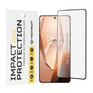 Folie pentru OnePlus 13R - Techsuit ESD Glass - Black - Img 1