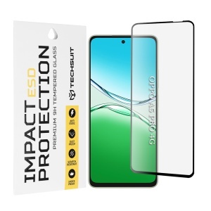Folie pentru Oppo A5 Pro 4G / A5 Pro 5G - Techsuit ESD Glass - Black