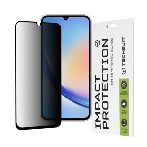 Folie pentru Samsung Galaxy A34 5G - Techsuit 111D Privacy FullÂ Glue - Black - Img 1