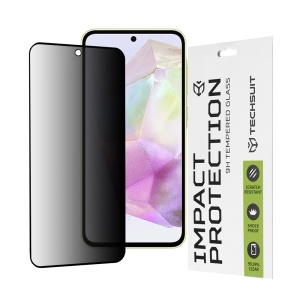 Folie pentru Samsung Galaxy A35 5G / A55 5G / M35 - Techsuit 111D Privacy FullÂ Glue - Black - Img 1