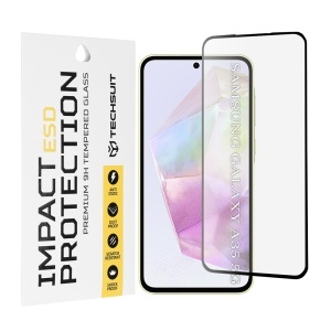 Folie pentru Samsung Galaxy A35 5G / A55 5G / M35 - Techsuit ESD Glass - Black