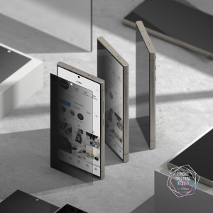 Folie pentru Samsung Galaxy S24 Ultra (set 2) - Ringke Easy Slide Tempered Glass - Privacy - Img 4