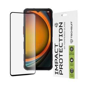 Folie pentru Samsung Galaxy Xcover7 Pro - Techsuit 111D Full Cover / Full Glue Glass - Black