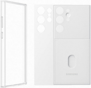 Husa Frame Cover pentru Galaxy S23 Ultra, EF-MS918CWEGWW, White - Img 4