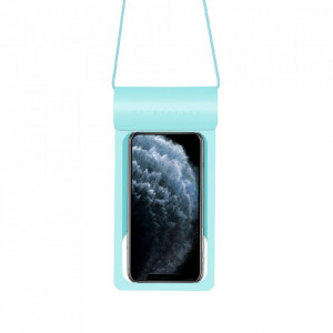 Husa Impermeabila pentru Telefon - Techsuit Waterproof Case (TWC1) - Cyan - Img 1