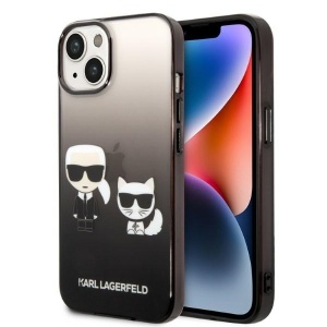 Husa iPhone 14 Plus - Karl Lagerfeld Hardcase (KLHCP14MTGKCK) - Gradient Ikonik Karl&Choupette - Img 1