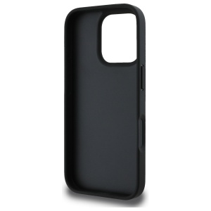Husa iPhone 16 Pro Max - DKNY Leather Hardcase Texture Pattern Tonal Stripe (DKHCP16XPRTHSLK) - Black - Img 3