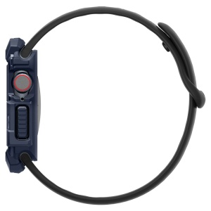 Husa pentru Apple Watch 10 46mm - Spigen Rugged Armor - Navy Blue - Img 7