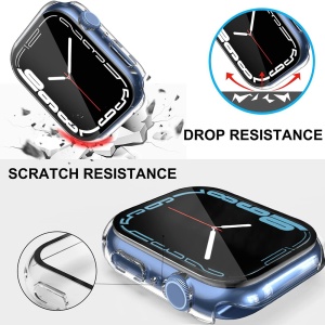 Husa pentru Apple Watch 7 (45mm) + Folie - Techsuit Defense360 Pro - Clear - Img 5