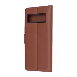 Husa pentru Google Pixel 8 Pro - Techsuit Leather Folio - Brown - Img 5
