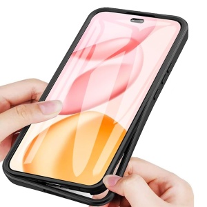 Husa pentru Honor 400 Lite + Folie - Techsuit ColorVerse 360 Series - Black - Img 3