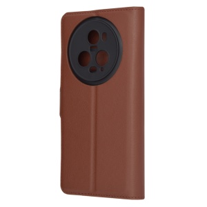 Husa pentru Honor Magic5 Pro - Techsuit Leather Folio - Brown - Img 5