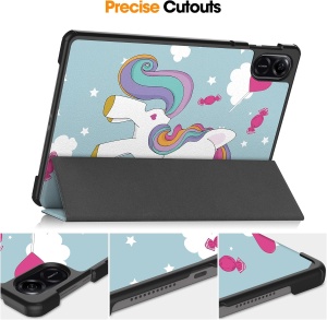 Husa pentru Honor Pad X8a - Techsuit FoldPro - Unicorn - Img 5