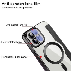 Husa pentru iPhone 12 - Techsuit SmartMag Book Case - Purple - Img 3
