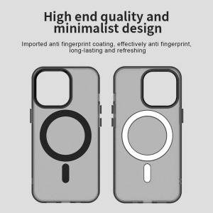 Husa pentru iPhone 14 Pro - Techsuit CandyCase MagSafe - Black - Img 3