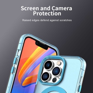 Husa pentru iPhone 14 Pro - Techsuit CandyCase MagSafe - Blue - Img 5