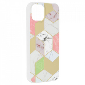 Husa pentru iPhone 15 Plus - Techsuit Marble Series - Purple Hex - Img 6