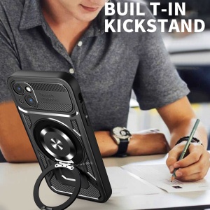 Husa pentru iPhone 15 Plus - Techsuit RuggedCam - Black - Img 3