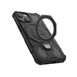 Husa pentru iPhone 15 - Techsuit Carbon Shield PRO - Black - Img 5