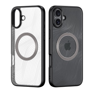 Husa pentru iPhone 16 - Dux Ducis Aimo MagSafe Series - Black - Img 2