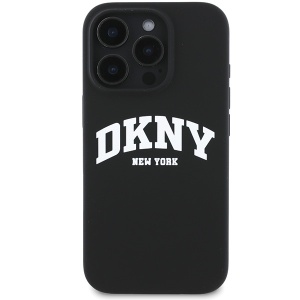 Husa pentru iPhone 16 Pro Max - DKNY Hardcase Silicone White Printed Logo MagSafe (DKHMP16XSNYACH) - Black - Img 4