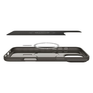 Husa pentru iPhone 16 Pro Max - Spigen Thin Fit MagSafe - Gunmetal - Img 6